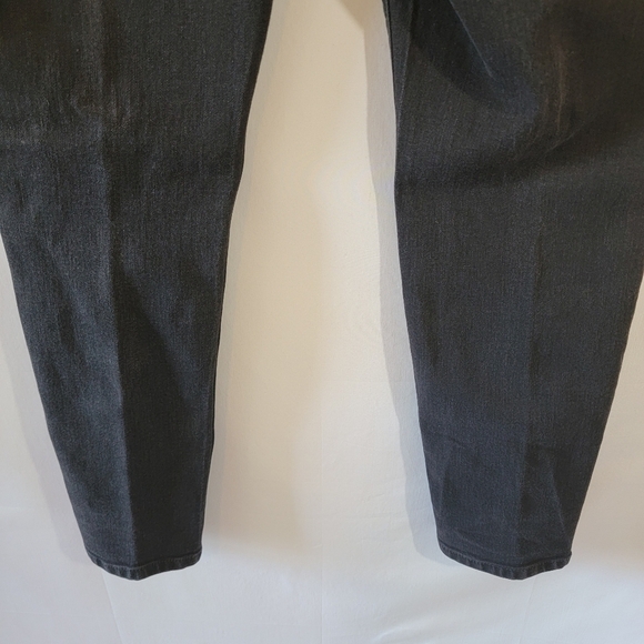 White House Black Market Women Slim Leg Dark Wash Jeans Sz M Whimsygoth Grunge - Picture 7 of 11